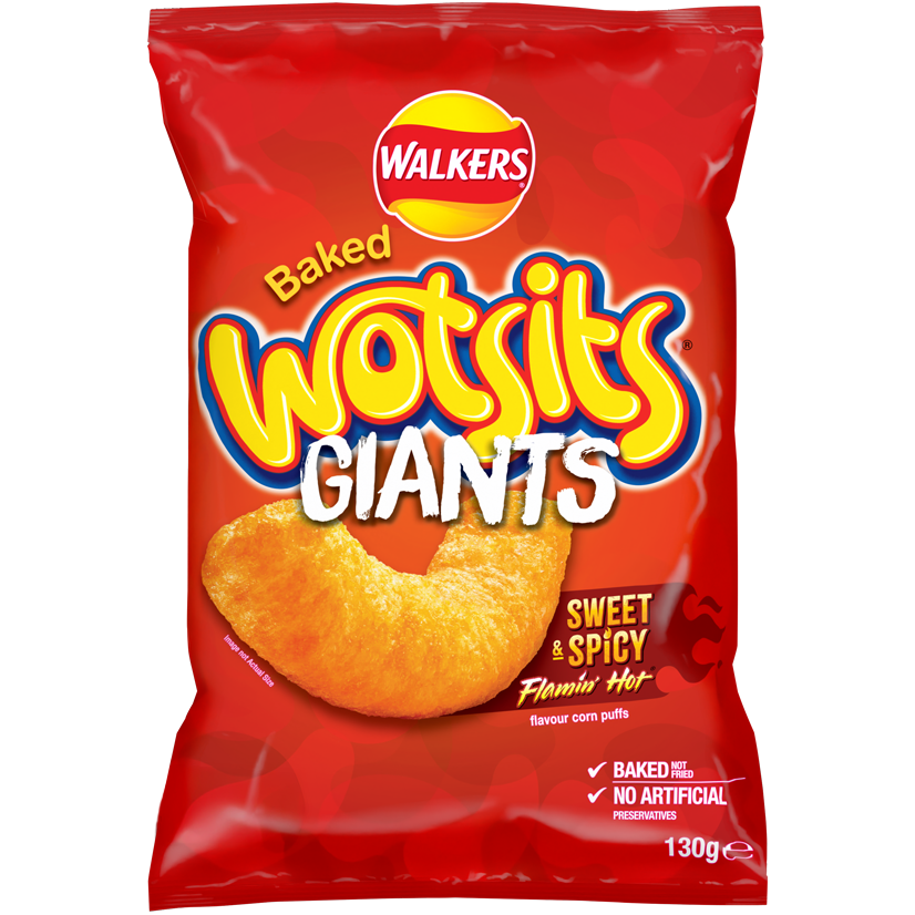 Wotsits Giants Sweet & Spicy Flamin' Hot